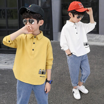 小男孩黃色T
