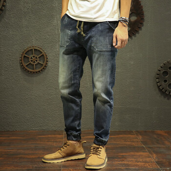 一號針 寬松褲  男士牛仔褲