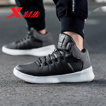 特步（XTEP）籃球鞋黑 42
