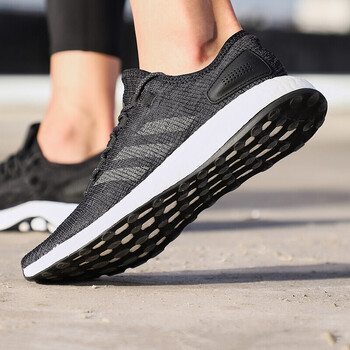 阿迪達(dá)斯（Adidas）跑步鞋CP9326/黑灰 PureBoost 