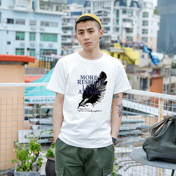 低調(diào)的依戀 短袖 男士T恤 WD0017白色 