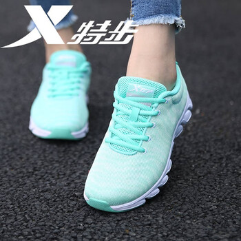 特步（XTEP）跑步鞋綠色（清新氧氣） 38