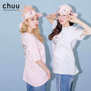 CHUU 印花 短袖 T恤 女 圓領