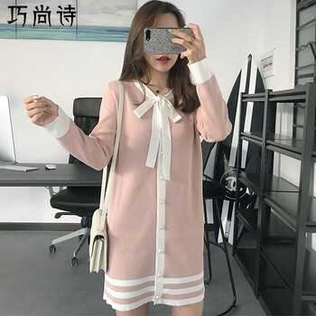 元素,樣式,新款,流行,粉粉,趨勢,衣裙,長袖