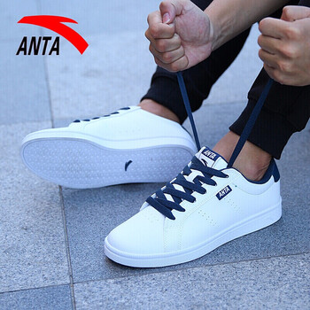 安踏（ANTA）跑步鞋白藍(lán) 