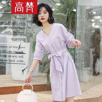 優(yōu)雅條紋裙，讓你的少女心十足