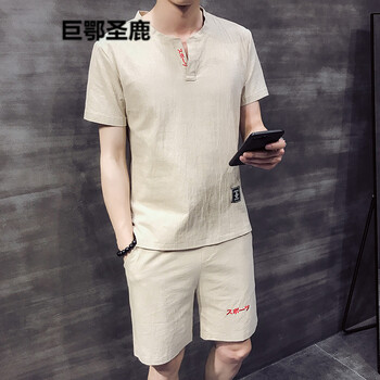 巨鄂圣鹿（juesheglu） 短袖 男士T恤 卡其色 