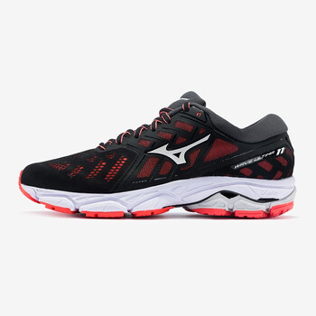 美津濃（MIZUNO）跑步鞋黑/巖石灰-女 