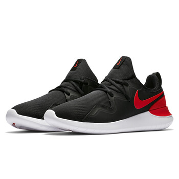 耐克（NIKE）跑步鞋黑色紅勾AA2160-004 42