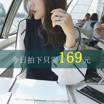 未知 純色 立體裁剪，紗網(wǎng) 連衣裙