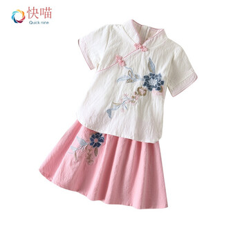 女童短袖蓬蓬裙