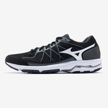 美津濃（MIZUNO）跑步鞋黑/白/深灰 42