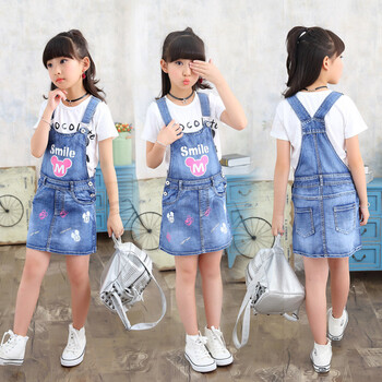 小孩背帶裙
