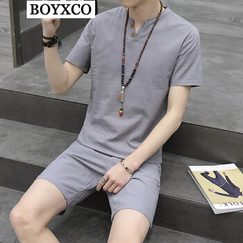 BOYXCO 短袖 男士T恤 天藍(lán)色 