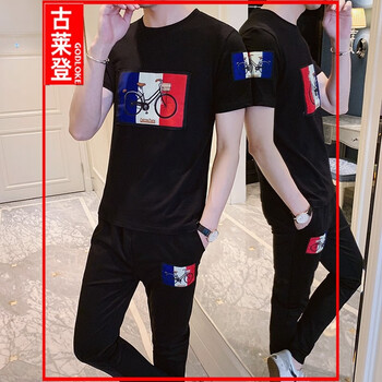 古萊登（GODLIKE） 短袖 男士T恤 61黑色 