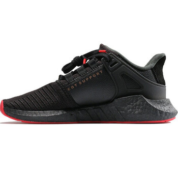 阿迪達斯（Adidas）跑步鞋黑淺猩紅CQ2394 