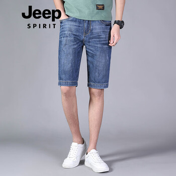 Jeep 直筒褲 青春休閑，基礎(chǔ)大眾 男士牛仔褲