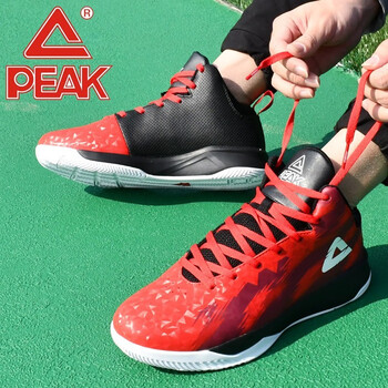 匹克（PEAK）籃球鞋E71291A匹克紅/黑色  