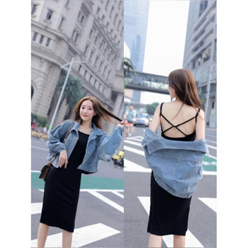 時(shí)尚翻領(lǐng)牛仔褲，穿出你的魅力