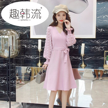 帶紗裙毛衣