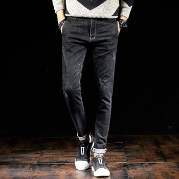 韓軒語（HANXUANYU） 小腳褲  男士牛仔褲