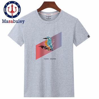 Masabuley 短袖 男士T恤 T10灰色 