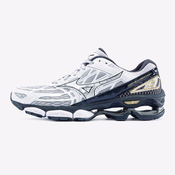 美津濃（MIZUNO）跑步鞋白/銀/金 37