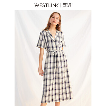 西遇（Westlink） 格子 格子，綁帶 連衣裙