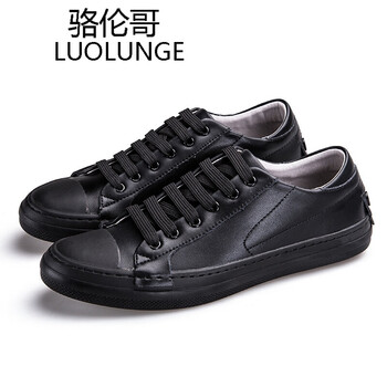 駱倫哥（luoluenge）男士黑色8858 44，38，39，40，41，42，43