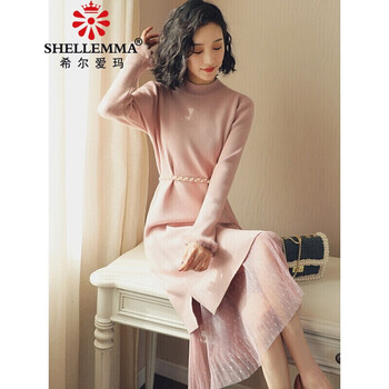 穿純色連衣裙，打造性感小仙女