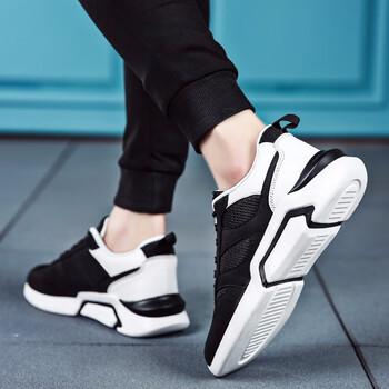 然奧跑步鞋YJ-ML002黑白色 44，39，40，41，42，43