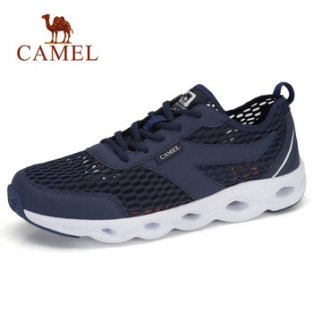 駱駝（CAMEL）男士A922303180 深藍(lán)/白男款 37