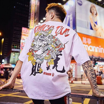 凌登（LingDeng） 短袖 男士T恤 虎膽白色 