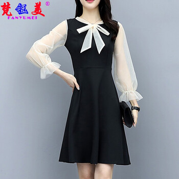 梵鈺美（FANYUMEI）  紗網(wǎng) 連衣裙