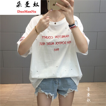 清新條紋連衣裙，微胖妹子的福音