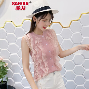 撒芬（sa·fean）針織衫無袖