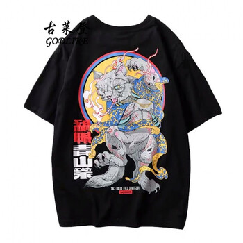 古萊登（GODLIKE） 短袖 男士T恤 龍貓 黑優(yōu)質(zhì)面料 