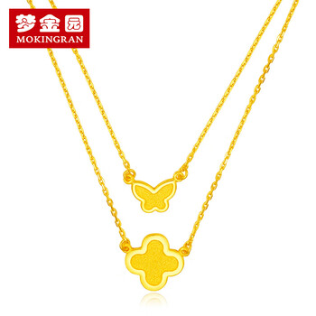 夢金園黃金項(xiàng)鏈約4.2-4.4g，2.1-5克