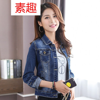 春天牛仔女上衣