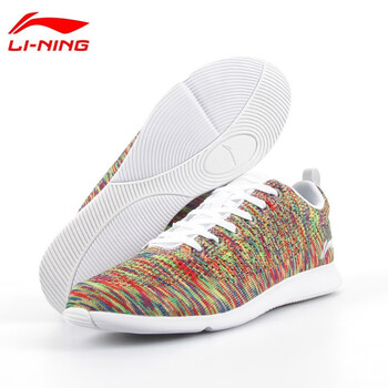 李寧（LI-NING）跑步鞋ACGK058-1檸檬綠/晶藍色 