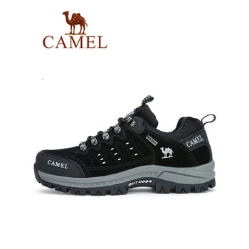 駱駝（CAMEL）男士A832303075 黑/灰 男 38