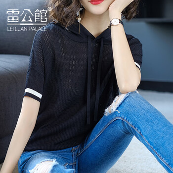 元素,樣式,新款,流行,短袖,針織衫,趨勢,連帽