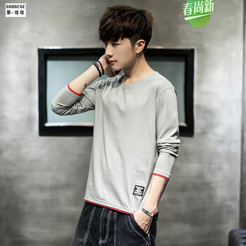 Godlike 長袖 男士T恤 灰色 S，XL，L，M