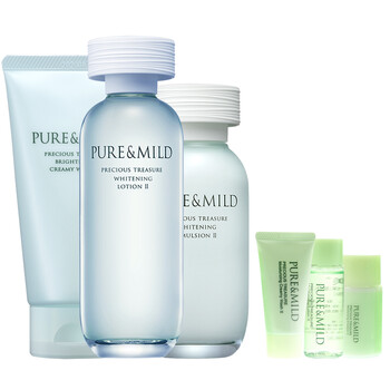泊美（PURE & MILD）套裝/禮盒美白，細(xì)致毛孔，舒緩鎮(zhèn)靜，提拉緊致，保濕，深層清潔，補(bǔ)水
