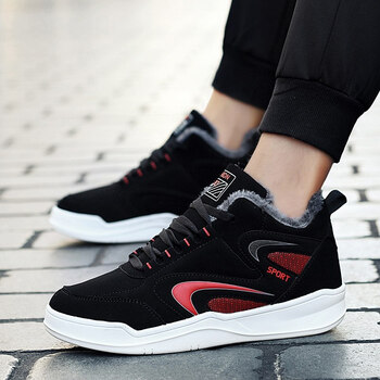 高樂(lè )鑫跑步鞋黑紅(加絨) 44，35，36，37，38，39，40，41，42，43