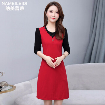 寬松燈籠袖裙，微胖妹子的福音