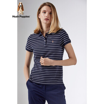 Hush Puppies 印花 短袖 T恤 女 POLO領(lǐng)
