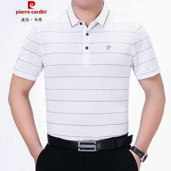 皮爾卡丹（pierrecardin） 短袖 男士T恤 白色55011 