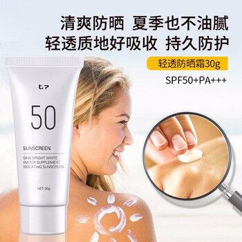 防曬隔離，讓你的肌膚更健康