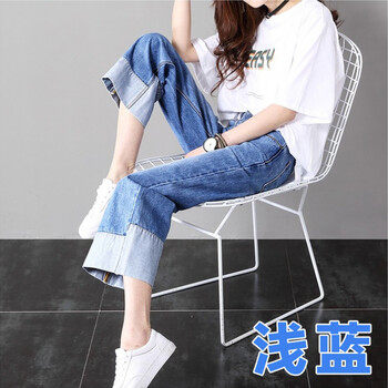 百搭破洞牛仔褲，微胖女生的福音